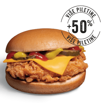 Cheeseburger - order on-line in KFC